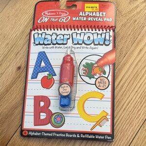 Melissa & Doug Alphabet Water-Reveal Pad - Red, Blue, Yellow